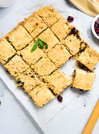 Cranberry Crumb Bar 